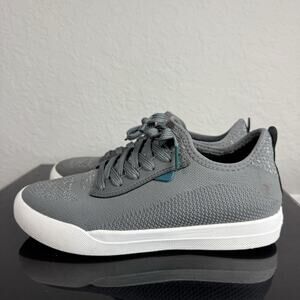 Vessi Weekend Shoes Womens Size 7 Concrete Grey Waterproof Travel Sneakers